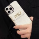 ミュウミュウiphone14 15 plus 16eケースブランドカード入れ人気アイフォン14pro max/13 15 proケースiphone15 14 pro maxケースブランドコピーメンズアイフォン14/13/ 12 pro maxケースパロディー