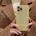 プラダブランドiphone14pro maxケース おしゃれ マカロン色 キラキラ iphone 14/14plus/14proケース女性 スタイリッシュ iphone13/13pro/13pro maxケース