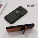 Prada プラダiphone14 15 ultraケースブランドカード入れ韓国風iphone14/13/13pro maxケースレディース斜め掛けハイブランドアイフォン15 14ケーストランク型ブランド携帯ケースiphone 15 ultra 14pro/13 pro maxケース手帳型