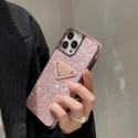 プラダ iphone14ケースハイブランドPrada キラキラ おしゃれ iphone14plus/14pro maxケース 女性 エレガント 上品 アイフォン13/13pro max/12pro maxカバー