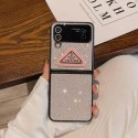 Prada プラダハイブランドギャラクシー z フリップ5 4ケース男女galaxy z flip5ケースブランドGalaxyカバー高品質手帳型Galaxy Zflip4ケースブランド