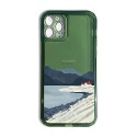 ザノースフェスブランドiphone13/13mini/13pro/13pro maxケースファッションハーフ透明シリコンiphone12/12pro/12mini/12pro maxケース超薄 耐衝撃iphone11/11pro max/11proケース