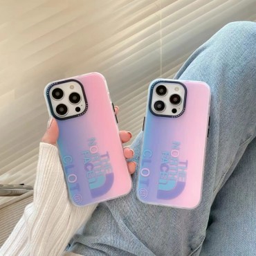 ザノースフェイスiphone14ケースブランド優しいカラー おしゃれ iphone14plus/14pro maxケース スタイリッシュ 潮流 iphone13/13pro/13pro maxケース 大人気 アイフォン12/12pro maxカバー