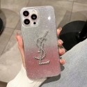 YSL ハイブランドiphone14ケース イブサンローラン おしゃれ キラキラ iphone14plus/14pro maxケース 女性愛用 精緻 アイフォン13/13pro/13promax携帯ケース