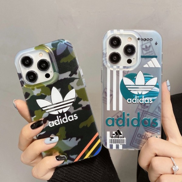 Adidas アディダス人気アイフォン14pro max/16 15 proケース韓国風iphone16/14/13/15pro maxケースレディース斜め掛けiphone15 plus14 16 pro maxケースブランドコピーメンズハイブランドアイフォン16 15 14ケーストランク型