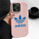 Adidas アディダスiphone14 16 pro 15 plusケースブランドカード入れ韓国風iphone16/14/13/15pro maxケースレディース斜め掛けハイブランドアイフォン16 15 14ケーストランク型ブランド携帯ケースiphone 16 15 pro max 14pro/13 pro maxケース手帳型