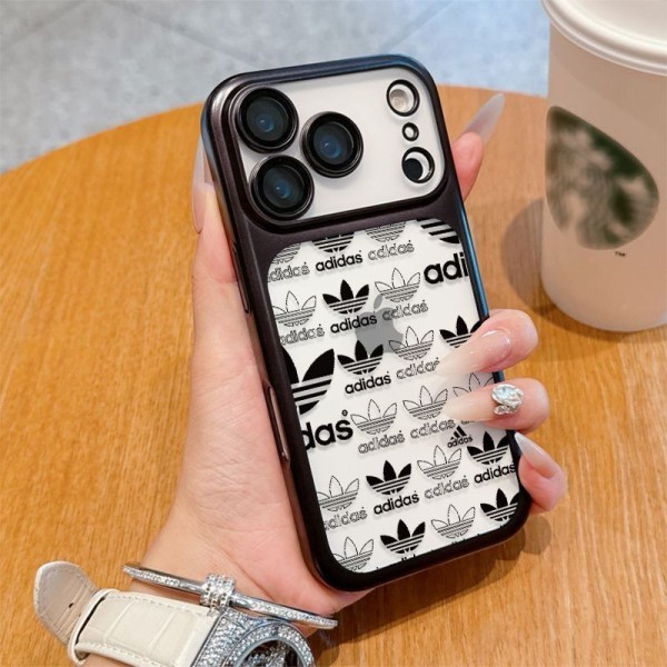 Adidas アディダスハイブランドiphone16pro/17 15plusカバーiphone15 plus 14 16 17pro max 16eケースブランドコピーメンズアイフォン17 pro 16e 15/14/13/ 12 pro maxケースパロディーハイブランドアイフォン17 air 16 15 14 ケーストランク型