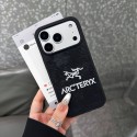 ARC'TERYX アークテリクスiphone air 17 pro max 14 16 pro 15 plus 16eケースブランドカード入れハイブランドiphone 17/16pro/17e 15plusカバー人気アイフォン17pro max/16 15 proケース韓国風iphone 16/14/13/15/ airケースレディース斜め掛け