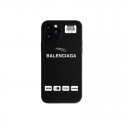 バレンシアガ iphone14proケースハイブランドBalenciaga ブラックソフトTPUカバー iphone14/14plus/14pro maxケース男女兼用人気 アイフォン13/13pro/13pro maxカバー