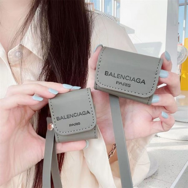 Balenciaga バレンシアガハイブランドairpods 4ケースブランドairpods pro2ケースブランドエアーポッズ プロ2ケース落下防止airpods pro 3 2 1ケースブランドメンズ