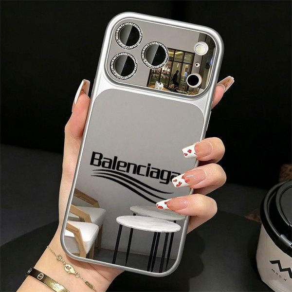 Balenciaga バレンシアガハイブランドiphone 17/16pro/17e 15plusカバー人気アイフォン17pro max/16 15 proケース韓国風iphone 16/14/13/15/ airケースレディース斜め掛けアイフォン17 pro 16e 15/14/13/ 12 pro maxケースパロディー