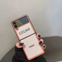 セリーヌブランドgalaxy zflip4ケース Celine シンプル 高品質 ギャラクシー Z フリップ3ケース レディースメンズ人気 Galaxy Zflip4/3カバー