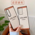 セリーヌブランドGalaxy Zfold4ケースCeline シンプル 高品質 ギャラクシー Z フォールド3ケース 男女兼用人気 galaxy zfold4/fold3カバー