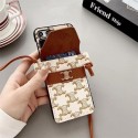 CELINE セリーヌgalaxy zflip4 5ケースブランドgalaxy zfold5 4 3 2ケースハイブランドブランドGalaxyカバー高品質手帳型Galaxy Zflip4ケースブランド