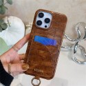 CELINE セリーヌiphone14 16 pro 15 plusケースブランドカード入れ人気アイフォン14pro max/16 15 proケース韓国風iphone16/14/13/15pro maxケースレディース斜め掛けハイブランドアイフォン16 15 14ケーストランク型