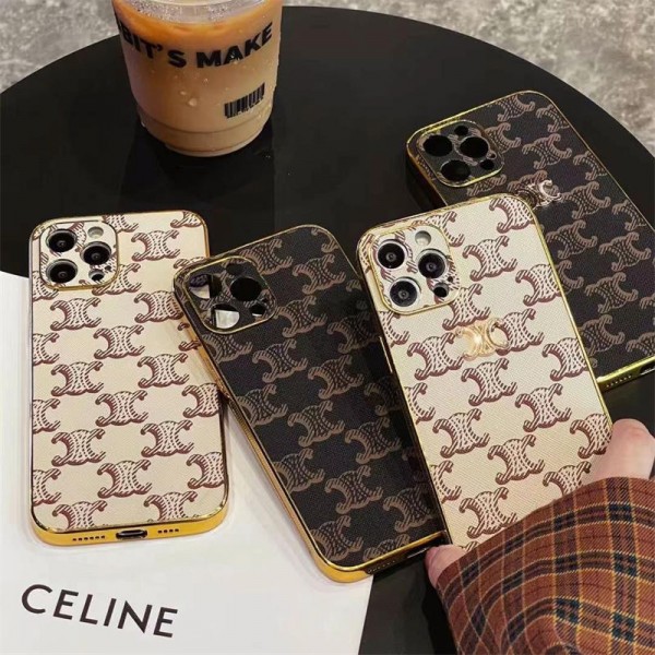 CELINE セリーヌハイブランドiphone14pro/16 15plusカバー人気アイフォン14pro max/16 15 proケース韓国風iphone16/14/13/15pro maxケースレディース斜め掛けハイブランドアイフォン16 15 14ケーストランク型