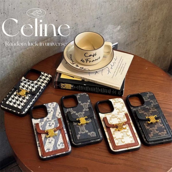 CELINE セリーヌハイブランドiphone16pro/17 air 15plusカバー韓国風iphone16/14/13/15 17airケースレディース斜め掛けiphone15 plus 14 16 17pro max 16eケースブランドコピーメンズアイフォン17 pro 16e 15/14/13/ 12 pro maxケースパロディー