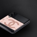 シャネルブランドGalaxy Z flip3ケース Chanel おしゃれ 軽量 ギャラクシー Z フリップ3カバー 全面保護 耐衝撃 galaxy z flip/flip3ケース