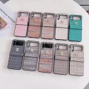 シャネル galaxy zflip4ケースブランド Chanel レディース編み物タイプ ギャラクシー Z フリップ3/4カバー耐衝撃 大人気 Galaxy zflip4ケース