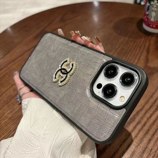 Chanel シャネルハイブランドiphone14pro/14 15plusカバー韓国風iphone14/13/15pro maxケースレディース斜め掛けアイフォン15/14/13/ 12 pro maxケースパロディーブランド携帯ケースiphone 15 pro max 14pro/13 pro maxケース手帳型