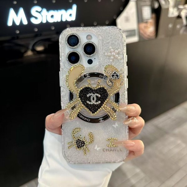 Chanel シャネルiphone14 16 pro 15 plus 16eケースブランドカード入れハイブランドiphone14pro/16e 15plusカバー人気アイフォン14pro max/16 15 proケースアイフォン16e 15/14/13/ 12 pro maxケースパロディー