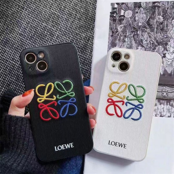 LOEWE ロエベハイブランドiphone14pro/16e 15plusカバー人気 LOEWE アイフォン14pro max/16 15 proケース 韓国風 ロエベiphone16/14/13/15pro maxケースレディース斜め掛けブランド携帯ケースiphone 16 15 pro max 14plus/13 pro maxケース手帳型