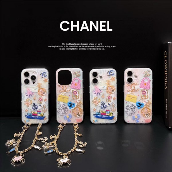 Chanel シャネルiphone17 14 16 pro 15 plus 16eケースブランドカード入れハイブランドシャネルiphone16pro/17 15plusカバー 韓国風 iphone16/14/13/15 17pro maxケースレディース斜め掛けiphone15 plus14 16 17pro max 16eケースブランドコピーメンズ
