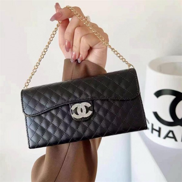 Chanel シャネルiphone17 pro max air 14 16 pro 15 plus 16eケースブランドカード入れ人気アイフォン17pro max/16 15 proケース韓国風iphone16/14/13/15 17airケースレディース斜め掛けアイフォン17 pro 16e 15/14/13/ 12 pro maxケースパロディー