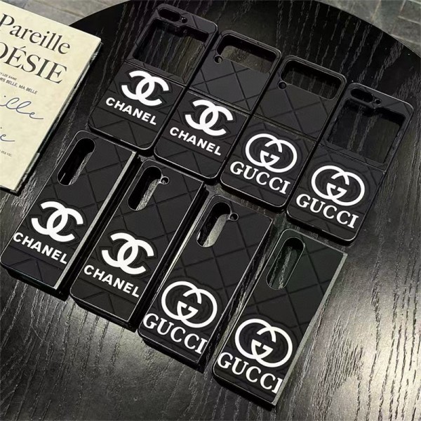 Chanel シャネルブランドギャラクシーZ フォールド7 6 5 4 3 2ケース男女galaxy z flip7 5 4 6ケースブランドグッチGalaxy z flip5  6 7カバー高品質手帳型Galaxy Zflip4 5 6 7ケースブランド