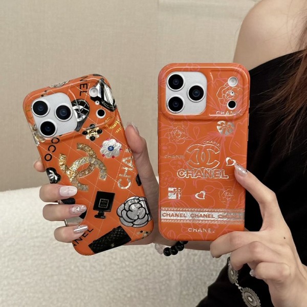 Chanel シャネルiphone air 17 pro max 14 16 pro 15 plus 16eケースブランドカード入れハイブランドiphone16pro/17 15plusカバー人気アイフォン17pro max/16 15 proケース韓国風iphone 16/14/13/15/ airケースレディース斜め掛け