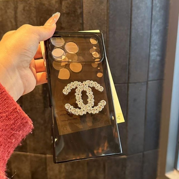 Chanel シャネルハイブランドiphone16pro/17 15plusカバー韓国風iphone 16/14/13/15/ airケースレディース斜め掛けアイフォン17 pro 16e 15/14/13/ 12 pro maxケースパロディーハイブランドアイフォン17 air 16 15 14 ケーストランク型