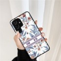 ディオールブランドギャラクシー S22ケースおしゃれ花柄Galaxy S22+/S22Ultraケース高品質 落下防止Galaxy S21/S21+/S21Ultraケースカメラフルカバーギャラクシー S21FEケース