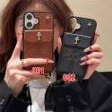 クロムハーツ Chrome Heartsハイブランドiphone14pro/16 15plusカバー人気アイフォン14pro max/16 15 proケース韓国風iphone16/14/13/15pro maxケースレディース斜め掛けアイフォン16 15/14/13/ 12 pro maxケースパロディー