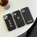 クロムハーツ iphone17 14 16 pro 15 plus 16eケースブランドカード入れハイブランドiphone16pro/17 15plusカバー人気Chrome Heartsアイフォン17pro max/16 15 proケース韓国風iphone16/14/13/15 17pro maxケースレディース斜め掛け
