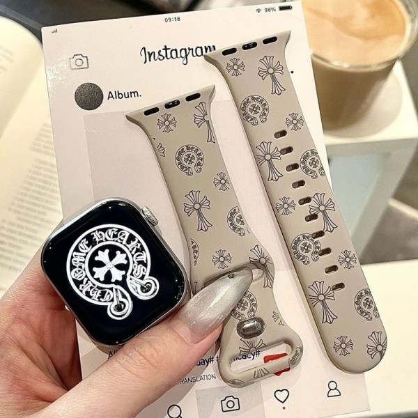 クロムハーツ Chrome Heartsハイブランドアップルウォッチs11 ULTRA3 10 ultra2 バンド 49mm 46mm 45mm ブランドアップルウォッチse3 s10 9 8交換ベルトメンズレディーズブランドアップルウォッチ11 10 /9 8/7/6バンドアップルウォッチ11 10 9 8 バンドハイブランドコピー