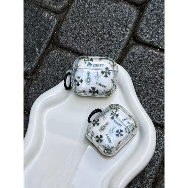 クロムハーツ Chrome Heartsブランドエアーポッズ プロ3 プロ2ケース落下防止airpods 3 4 pro2 pro3ケースハイブランドコピーエアーポッズ プロ3 4 3 pro2ケースブランドレディースハイブランドエアーポッズプロ3 3 4ケースジャケット