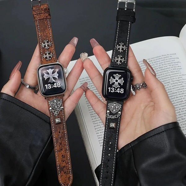 クロムハーツ Chrome Heartsアップルウォッチs Ultra3 11 10 9 8 7 ultra2バンドブランドブランドアップルウォッチse3 s10 9 8交換ベルトメンズレディーズブランドアップルウォッチ11 10 9 8 7バンド腕飾りアップルウォッチ11 10 9 8 バンドハイブランドコピー