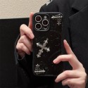 クロムハーツ Chrome Heartsハイブランドiphone16pro/17 15plusカバー人気アイフォン17pro max/16 15 proケース韓国風iphone 16/14/13/15/ airケースレディース斜め掛けiphone15 plus 14 16 17pro max 16eケースブランドコピーメンズ