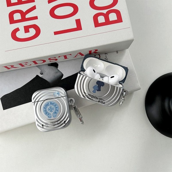 クロムハーツ Chrome Heartsハイブランドairpods pro3 4 3 2ケースブランドエアーポッズ プロ3 プロ2ケース落下防止エアーポッズ プロ3 4 3 pro2ケースブランドレディースハイブランドエアーポッズプロ3 3 4ケースジャケット