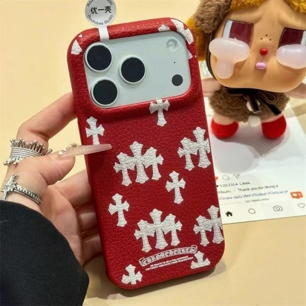 クロムハーツ Chrome Hearts iphone air 17 pro max 14 16 pro 15 plus 16eケースブランドカード入れ人気アイフォン17pro max/16 15 proケース韓国風iphone 16/14/13/15/ airケースレディース斜め掛けハイブランドアイフォン17 air 16 15 14 ケーストランク型