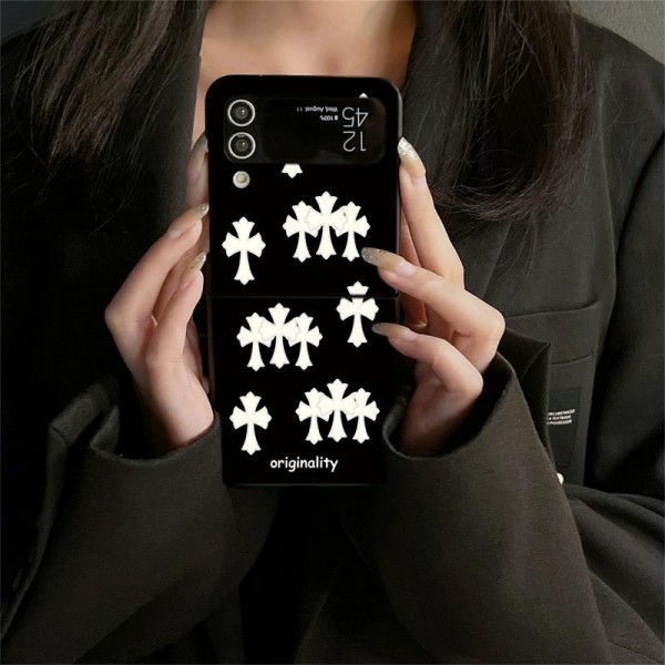 クロムハーツ Chrome Heartsハイブランドギャラクシー z フリップ5 4 6 7ケースブランドギャラクシーZ フォールド7 6 5 4 3 2ケース男女galaxy z flip7 5 4 6ケースブランドGalaxy z flip5  6 7カバー高品質