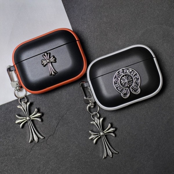 クロムハーツ Chrome Heartsハイブランドairpods pro3 4 3 2ケース個性 エアーポッズ プロ3 プロ2ケース落下防止airpods 3 4 pro2 pro3ケースハイブランドコピーairpods pro2 4 3 2 1ケースブランドメンズ