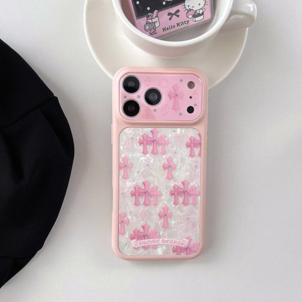 クロムハーツ Chrome Hearts iphone air 17 pro max 14 16 pro 15 plus 16eケースブランドカード入れ韓国風iphone 16/14/13/15/ airケースレディース斜め掛けアイフォン17 pro 16e 15/14/13/ 12 pro maxケースパロディーハイブランドアイフォン17e 16 15 14 ケーストランク型