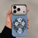 クロムハーツ Chrome Hearts iphone air 17 pro max 14 16 pro 15 plus 16eケースブランドカード入れ韓国風iphone 16/14/13/15/ airケースレディース斜め掛けアイフォン17 pro 16e 15/14/13/ 12 pro maxケースパロディーブランド携帯ケースiphone17 16e 16 15 pro max 14plus/13 pro maxケース手帳型