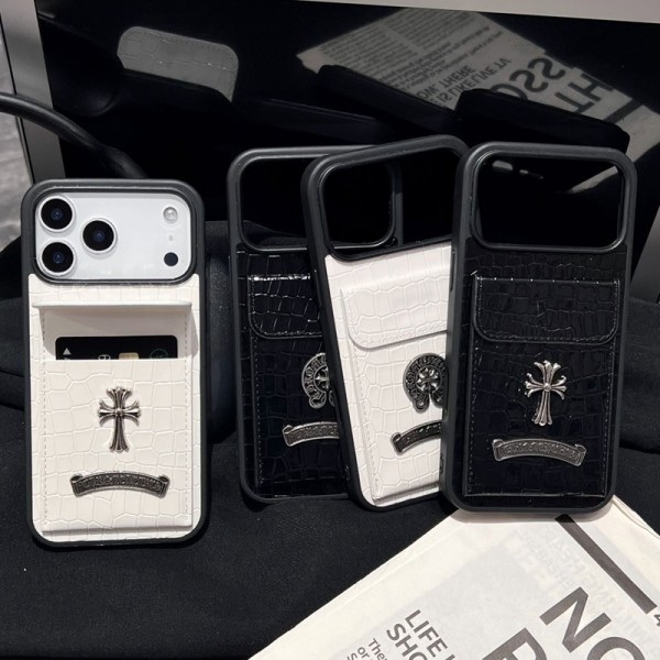 クロムハーツ Chrome Hearts iphone 18pro air 17 pro max 14 16 pro 15 plus 16eケースブランドカード入れハイブランドiphone ultra/18pro max/17/16pro/17e 15plusカバー人気アイフォン18 17pro max/16 15 proケースブランド携帯ケースiphone18 17 16e 16 15 pro max 14plus/13 pro maxケース手帳型