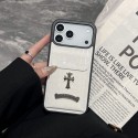 クロムハーツ Chrome Hearts iphone 18pro air 17 pro max 14 16 pro 15 plus 16eケースブランドカード入れハイブランドiphone ultra/18pro max/17/16pro/17e 15plusカバー人気アイフォン18 17pro max/16 15 proケースブランド携帯ケースiphone18 17 16e 16 15 pro max 14plus/13 pro maxケース手帳型