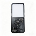 クロムハーツ Chrome Hearts人気Galaxy Z fold 8 ultra 7 4 5 6ケース革製男女galaxy z flip8 7 5 4 6ケースブランドGalaxy z fold8 ultra/7/6/5/4カバー高品質手帳型Galaxy Zflip4 5 6 7 8ケースブランド