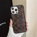 Coach コーチ人気アイフォン14pro max/16e 15 proケース韓国風iphone16/14/13/15pro maxケースレディース斜め掛けiphone15 plus14 16 pro maxケースブランドコピーメンズアイフォン16 15/14/13/ 12 pro maxケースパロディー