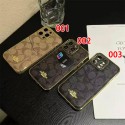 Coach コーチiphone14 16 pro 15 plus 16eケースブランドカード入れ人気アイフォン14pro max/16 15 proケース韓国風iphone16/14/13/15pro maxケースレディース斜め掛けハイブランドアイフォン16 15 14  16eケーストランク型