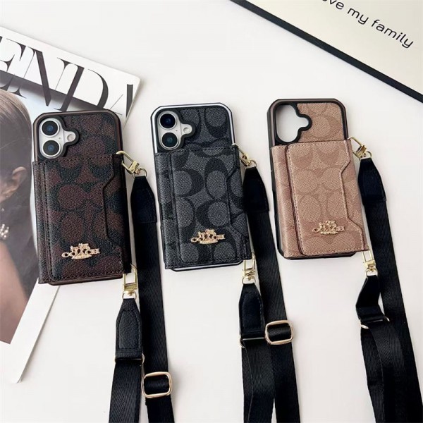 Coach コーチGalaxy s25+ S24 Ultra SC-52E s23ケースハイブランドiphone16 15 17 air 14 pro maxカバーブランドメンズgalaxy s25 s23+ s24  ultraアイフォン14 15 pro max 16 17pro airケースiphone 16 15 14 plus galaxy s23 s24 s25plus ultraケースブランドショルダーブランドgalaxy s24+ ultraカバー